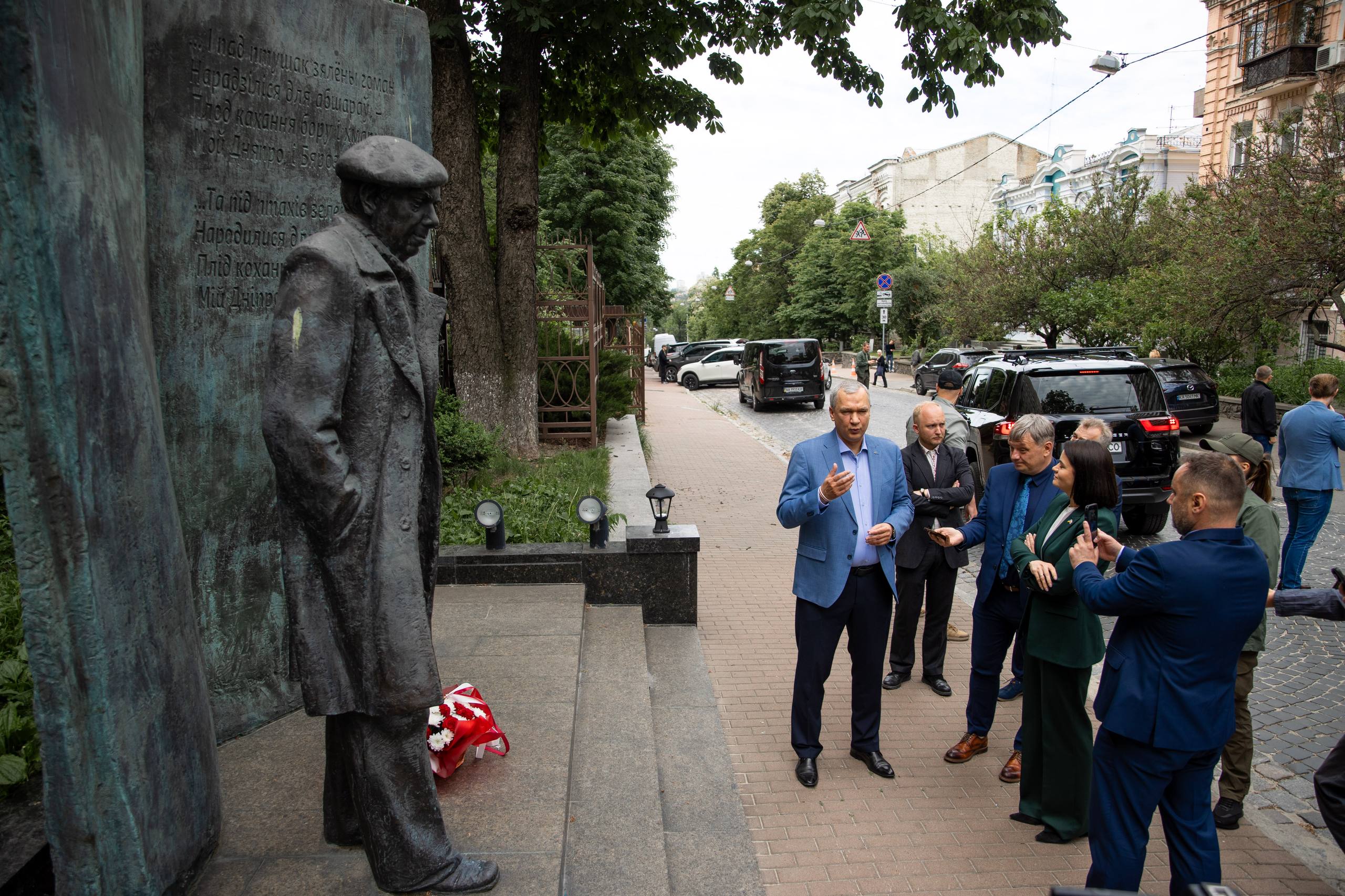 Тихановская в Киеве почтила пямять погибших беларусов