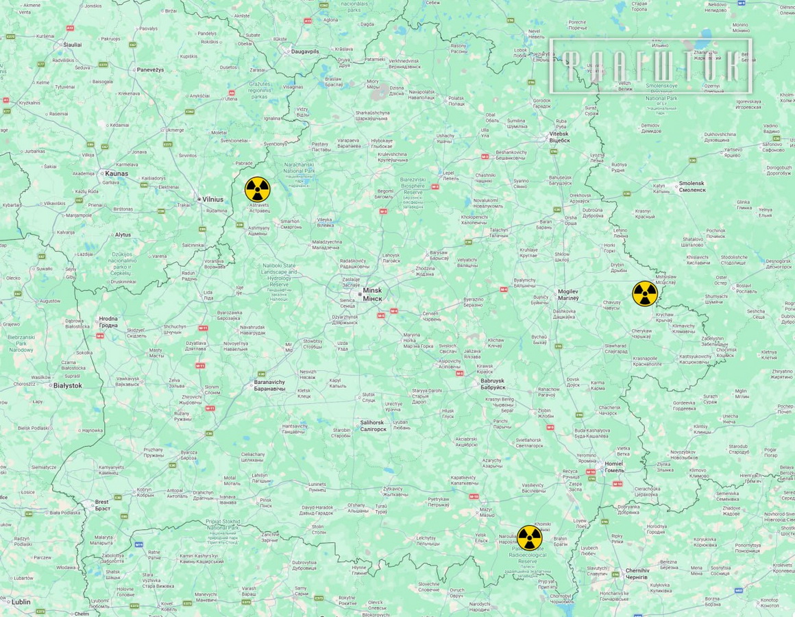 «Флагшток» установил возможные локации строительства ядерного могильника в Беларуси
