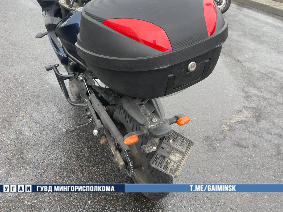 Две мотоциклистки столкнулись в минской Курасовщине
