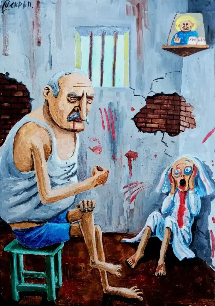 Забіты ў Польшчы расійскі мастак Сямён Скрапецкі быў аўтарам серыі карыкатур на Лукашэнку - фотафакт