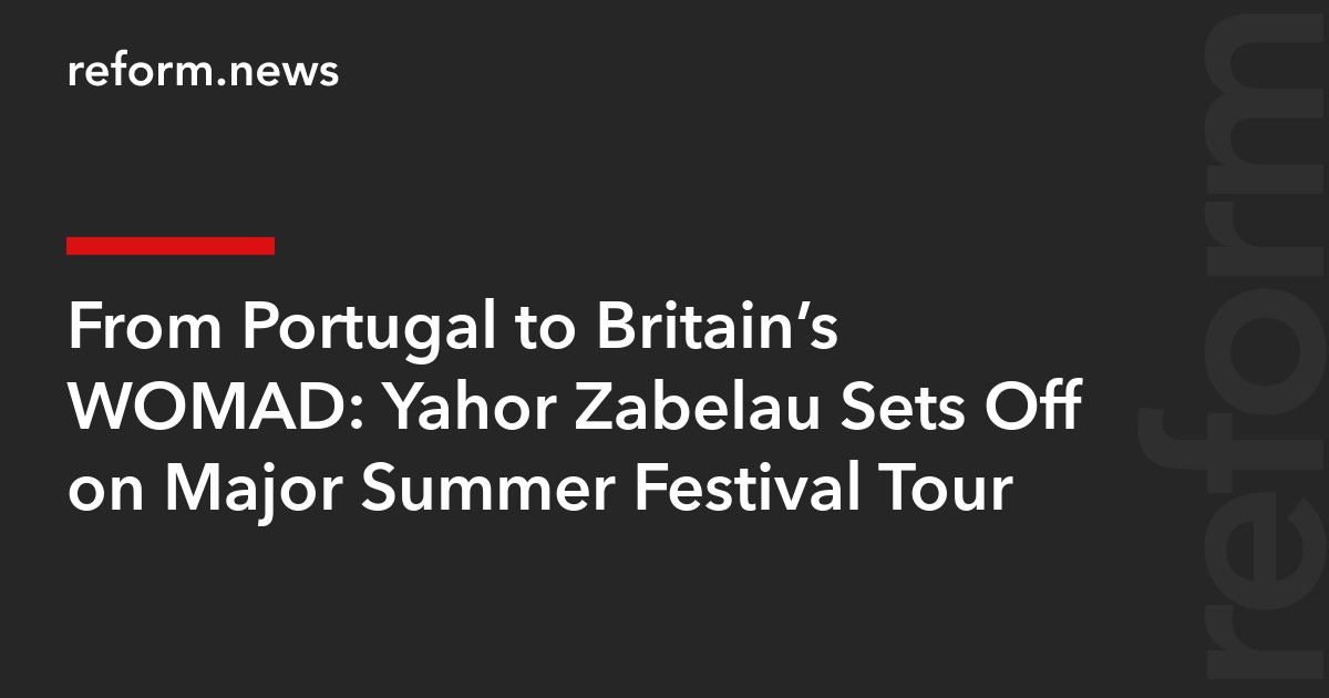 From Portugal to Britain’s WOMAD: Yahor Zabelau Sets Off on Major Summer Festival Tour