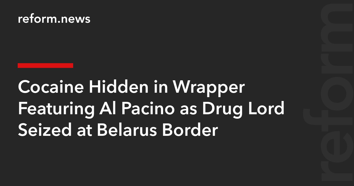 Cocaine Hidden in Wrapper Featuring Al Pacino as Drug Lord Seized at Belarus Border