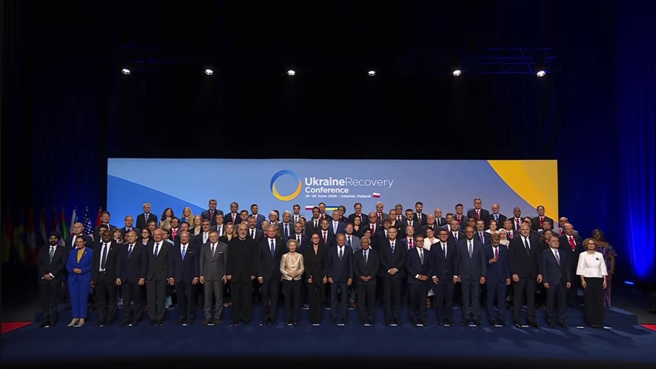 Тихановская принимает участие в Конференции по восстановлению Украины в Гданьске