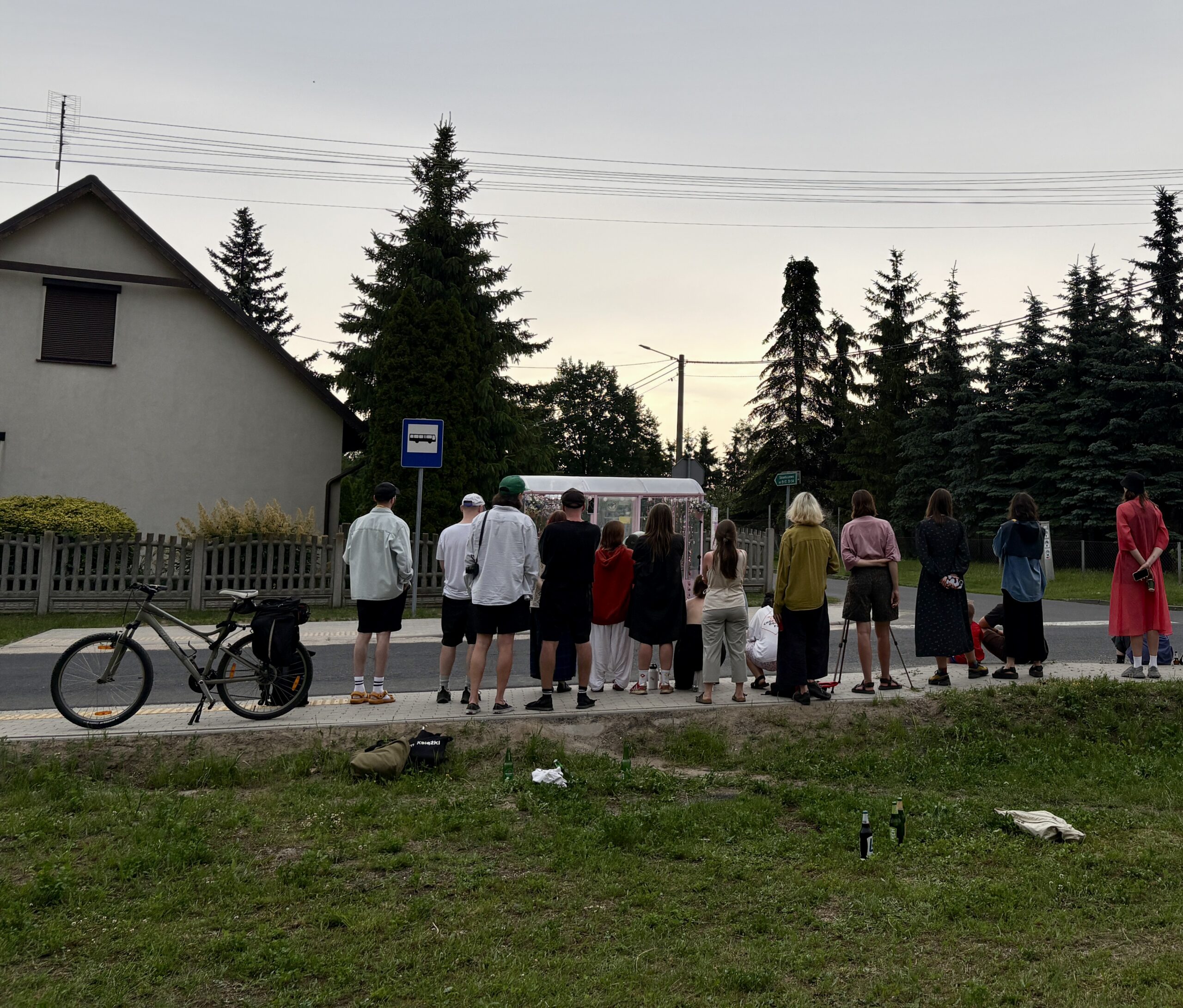 Лодкі ў жыце і ружовы прыпынак. Як беларускія мастакі ажывілі польскую вёску на Купалле