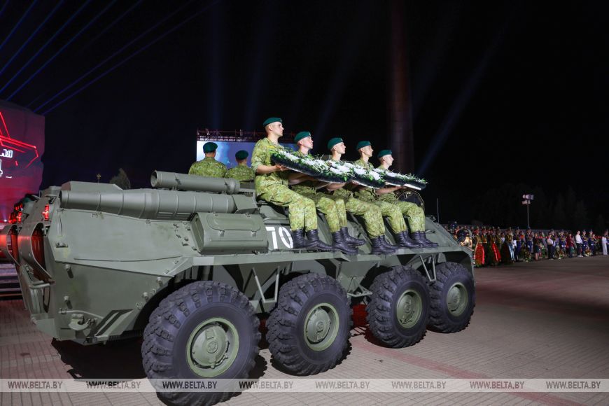 У Брэсцкай крэпасці адкрылі новую мемарыяльную зону і правялі мітынг-рэквіем