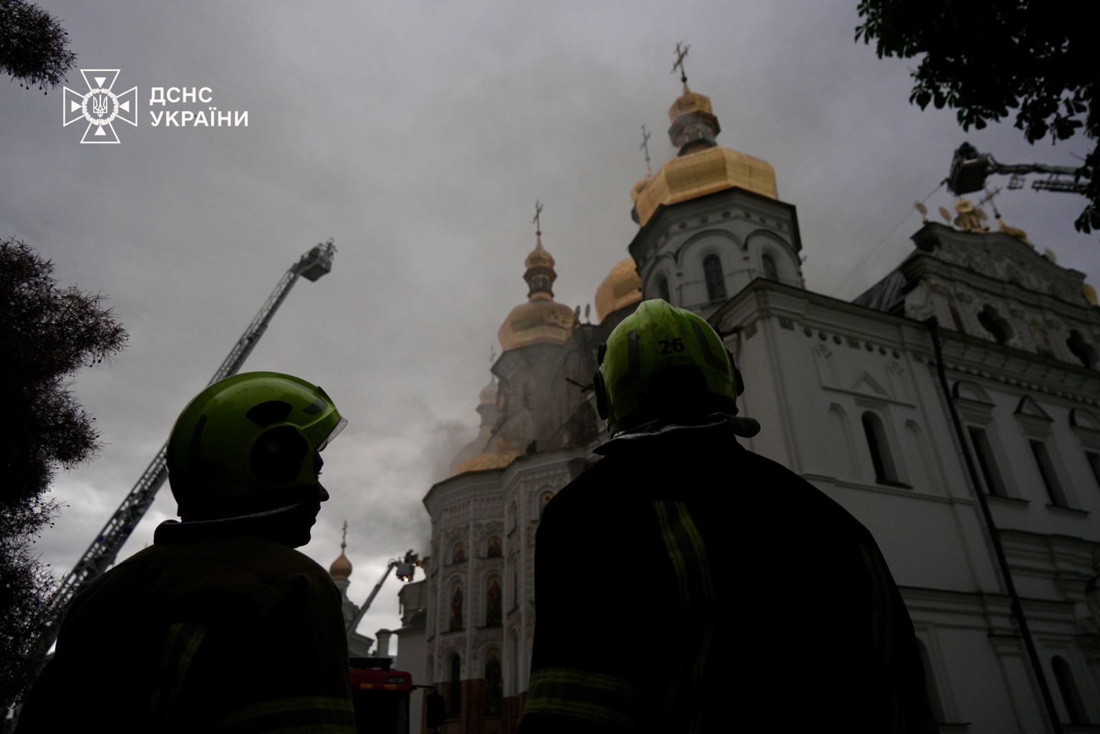 Киево-Печерская Лавра пострадала в результате российского удара по Киеву