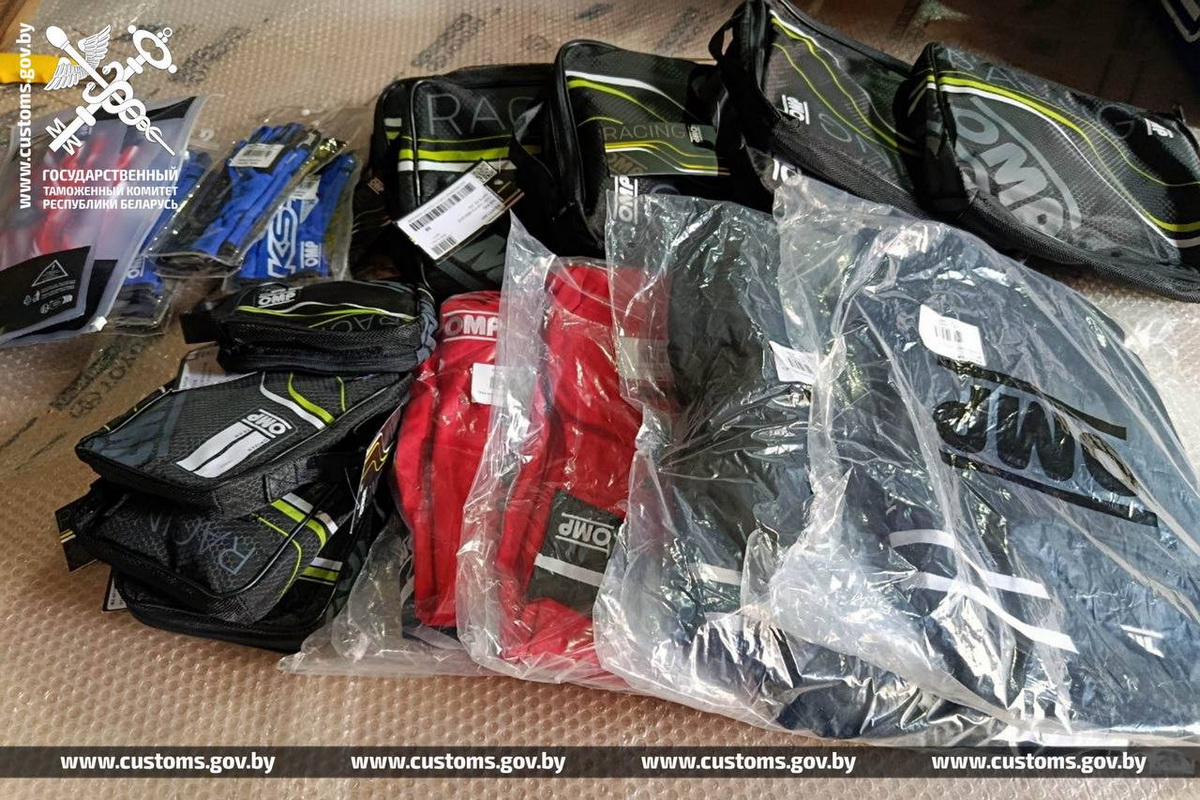 Гоночные аксессуары на 435 тысяч рублей пытались ввезти в Беларусь из Польши без декларации