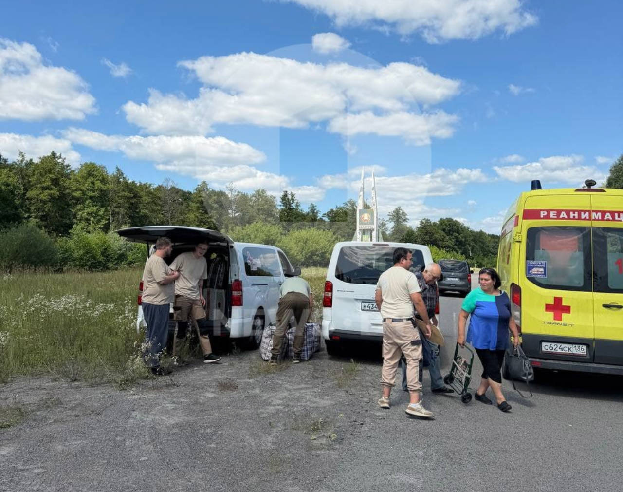 Украінскія пенсіянеры і дзеці ўз'ядналіся з сем'ямі праз Беларусь
