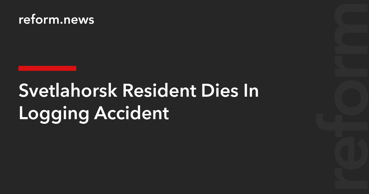 Svetlahorsk Resident Dies In Logging Accident