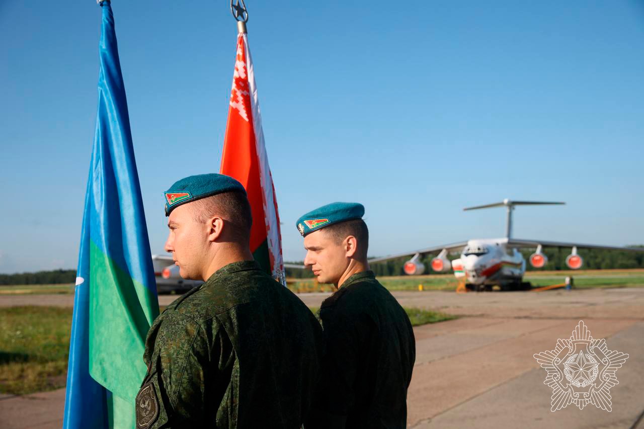 Беларускія вайскоўцы вылецелі на вучэнні ў Казахстан