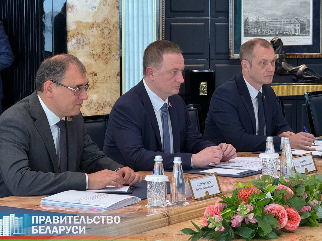 Турчин и Миллер отметили бесперебойное снабжение газом Беларуси