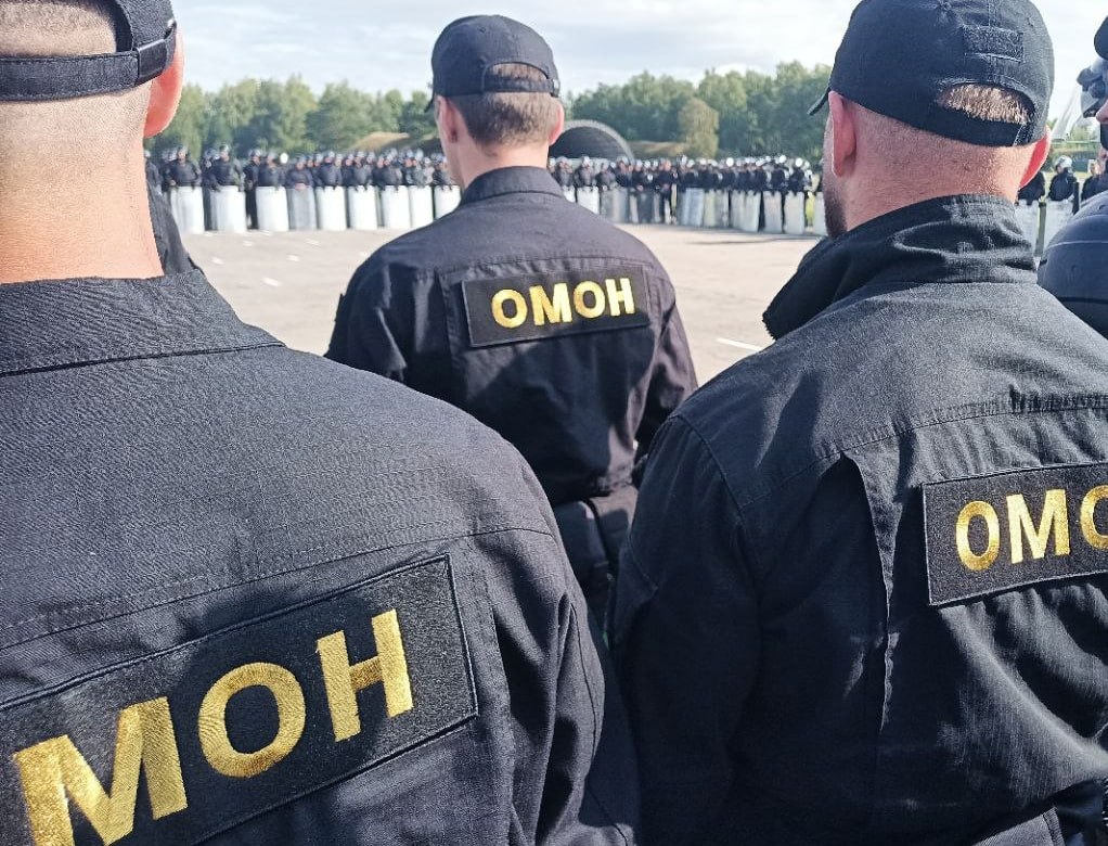 В Барановичах прошла тренировка по разгону протестов