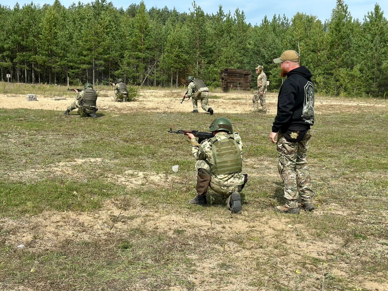 Внутренние войска тренировались с инструкторами, имеющими опыт современной войны